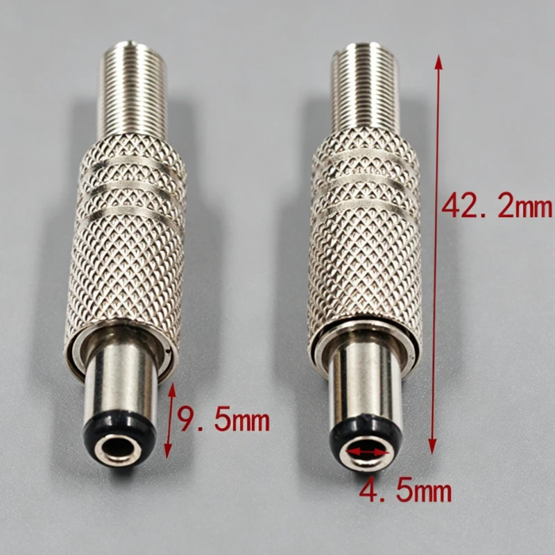 DC-Stromstecker DC099-Buchse 5,5X2,1/2,5mm Ladeanschluss Metall DC Stecker/Buchse Schweißtyp Geeignet für Elektronische Geräte – Detail 2