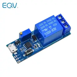 Smart Electronics 5V-30V Micro USB Power Adjustable Delay Relay Timer Control Module Trigger Delay Switch