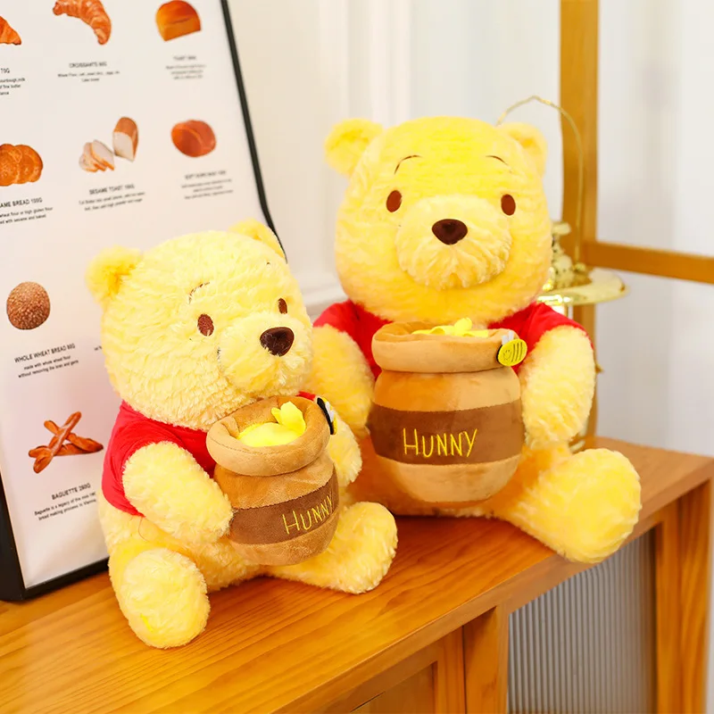 Disney Winnie De Poeh Honingpot Zacht Knuffel 35-75 Cm Anime Thema Knuffeldier Kawaii Beer pop Voor Kinderen Verjaardagscadeau