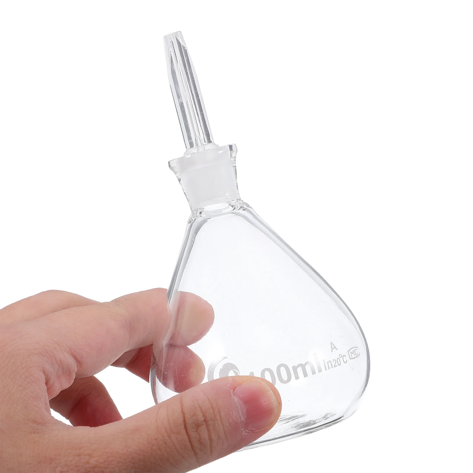 Reagent Storage Bottle Glass Pycnometer Laboratory Scale with Stopper Liquid Density