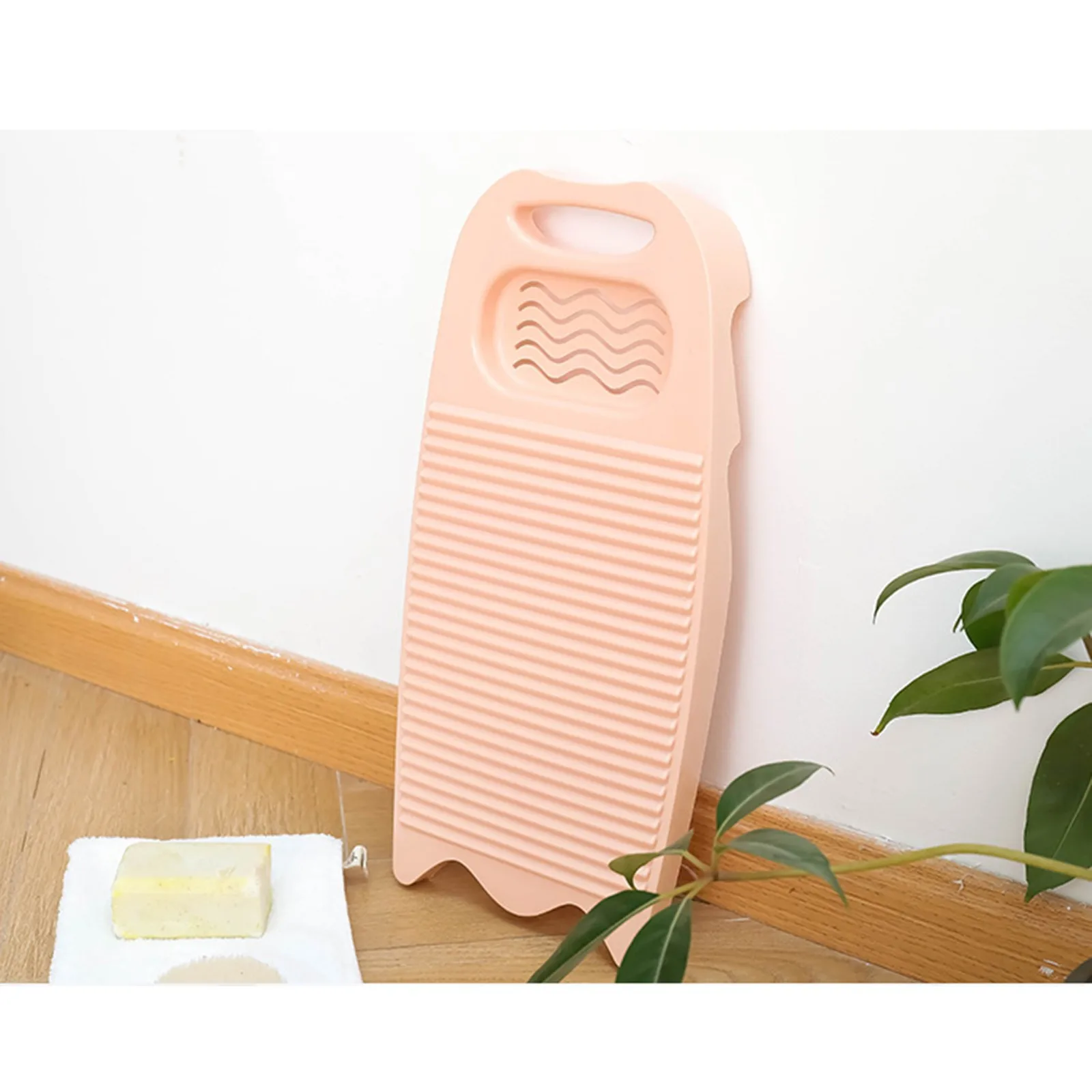Wash Board Thickened Hand Wash Laundry Boards Dirty Clothes Washboard with Soap Holder Design for Underwear Lingerie Cleaning