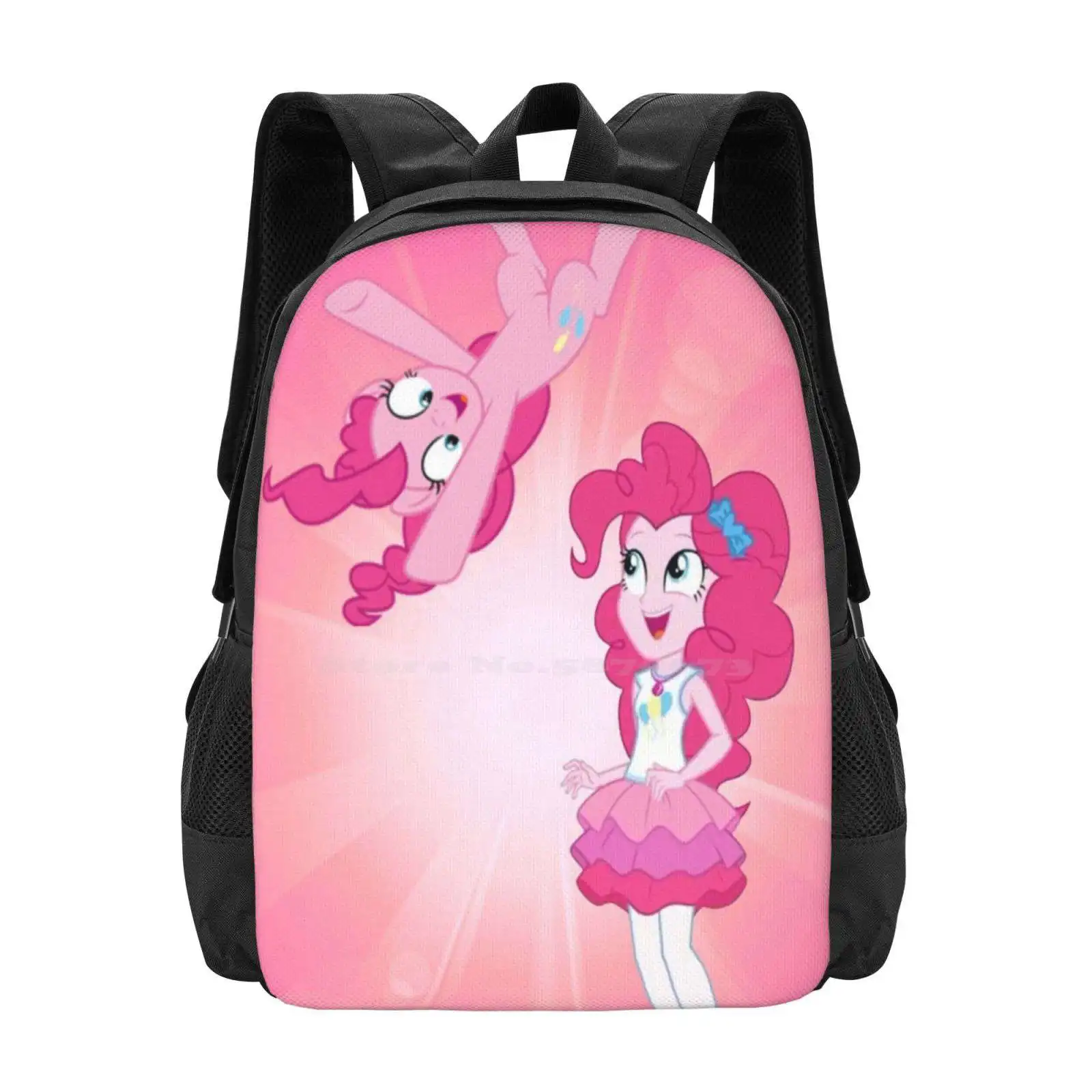 Pinkie Pie ~ A Friend Like Me Hot Sale Schoolbag Backpack Fashion Bags My Little Pinkie Pie My Little Human Pinkie Pie My