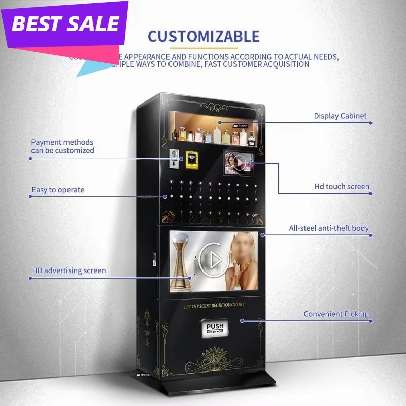 24 Factory Direct Perfume Vending Machine Commercial Use Smooth Experience Personalized Customization SDK Functionality