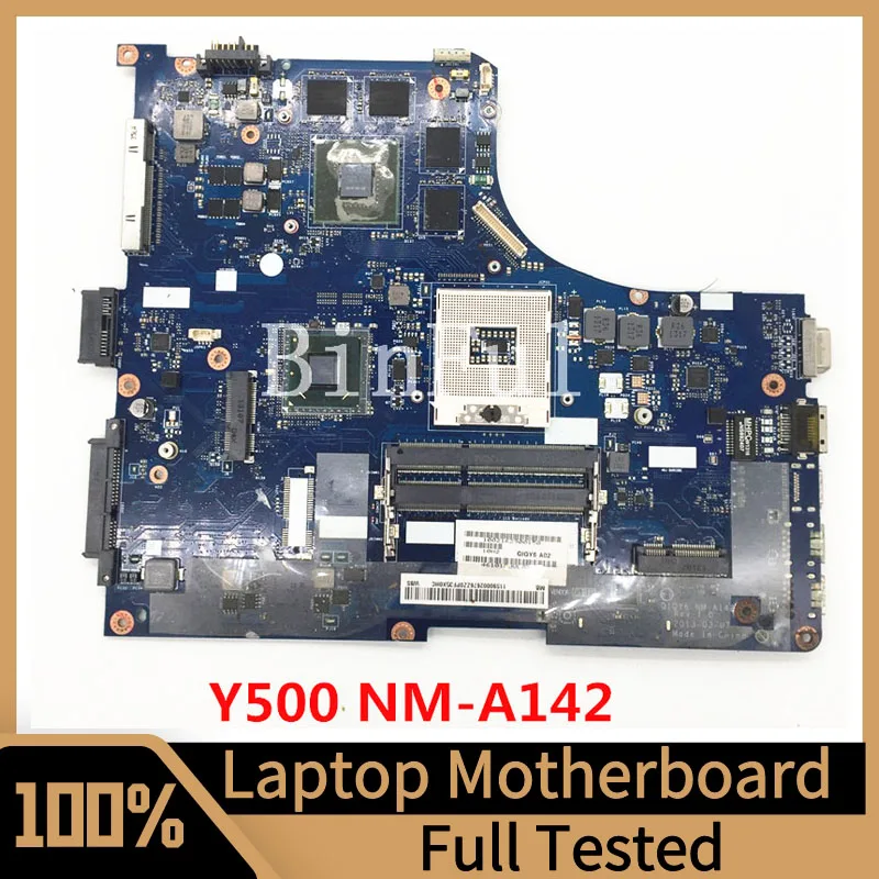 

QIQY6 NM-A142 Mainboard For Lenovo Ideapad Y500 Laptop Motherboard HM76 N14P-GT-A2 GT750M 2GB 100% Full Tested Working Well