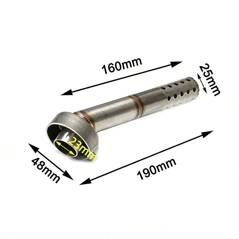 Universal 48mm Motorcycle Exhaust Muffler Pipe Removable DB Killer Sound Reducer For Honda Yamaha Noise Eliminator