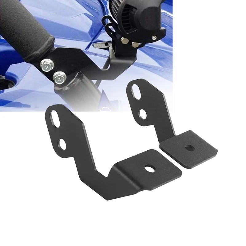 

2 шт., светодиодный кронштейн для фар для мотоцикла, зеркало заднего вида, лампа, удлинитель прожектора, держатель, зажим, аксессуары для мотоцикла, скутера