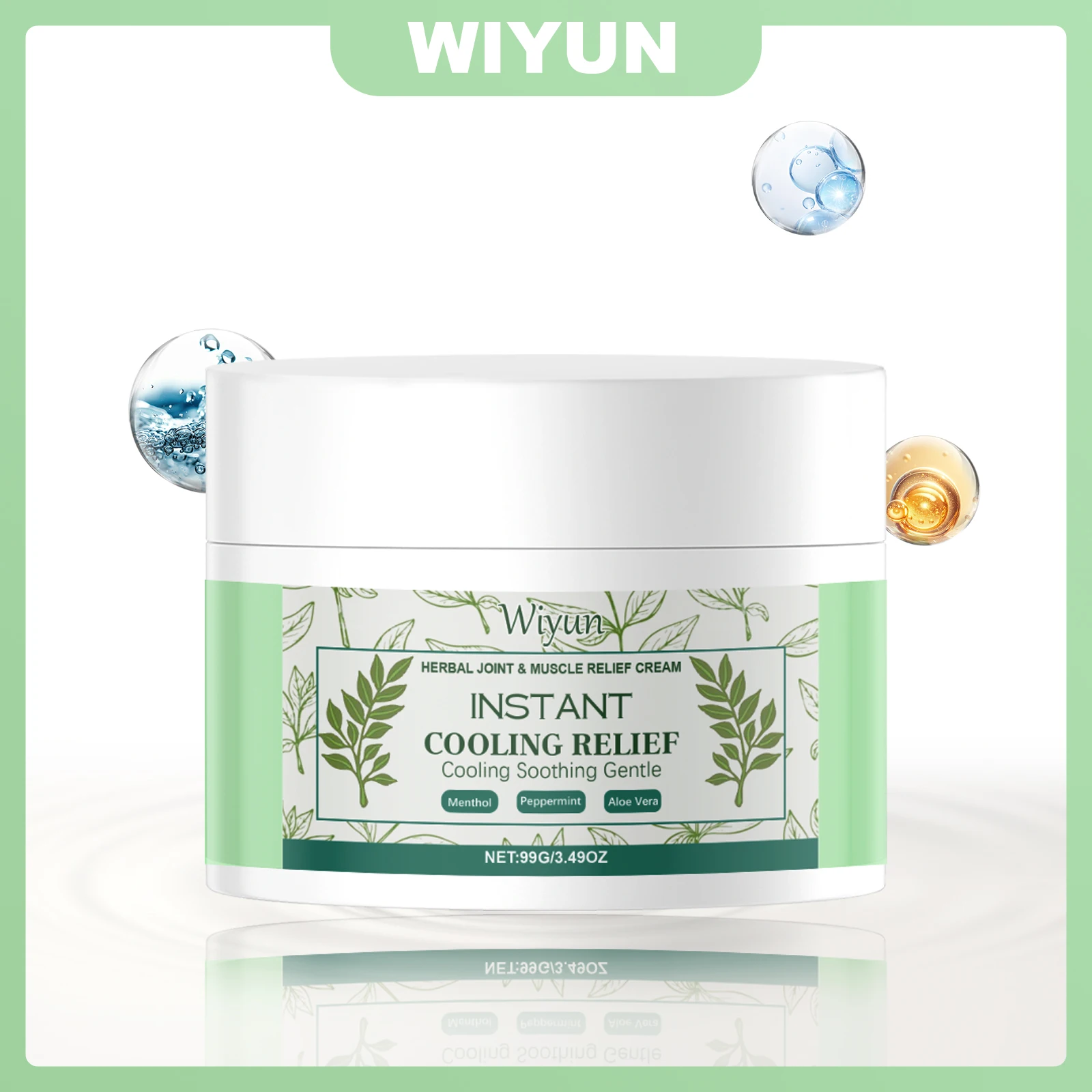 

WIYUN 99g Muscle Joint Relief Cream Relieve Soreness Stiffness Easy to Absorb Suitable for Stretching & Relaxing After Exercise