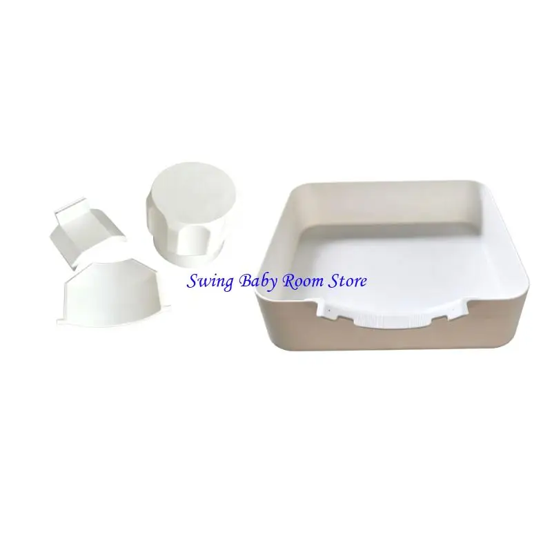 K1AD Raised-Edge Washer Drain Tray for Small-Space Laundry Areas Washing Machine