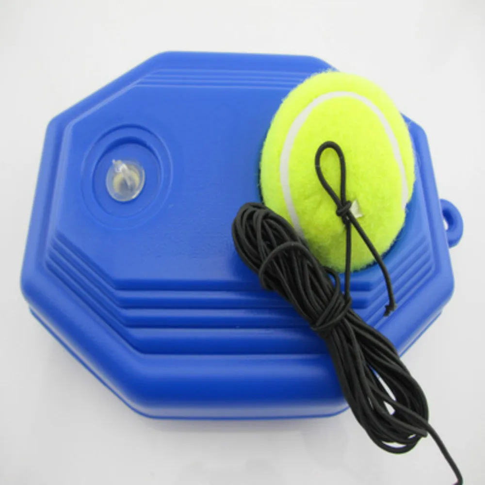 Tennis Supplies Tennis Training Base With Elastic Rope Ball Practice Self-Duty Rebound Tennis Trainer Partner Sparring Device