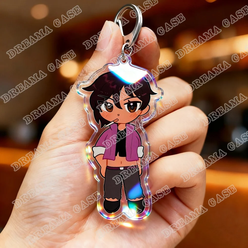 لطيف الكرتون لعبة المفاتيح للإكسسوارات Mecha رجل شقراء السترة روبرت روبرتسون كيرينغ مجوهرات إرسال عشاق الألعاب الهدايا