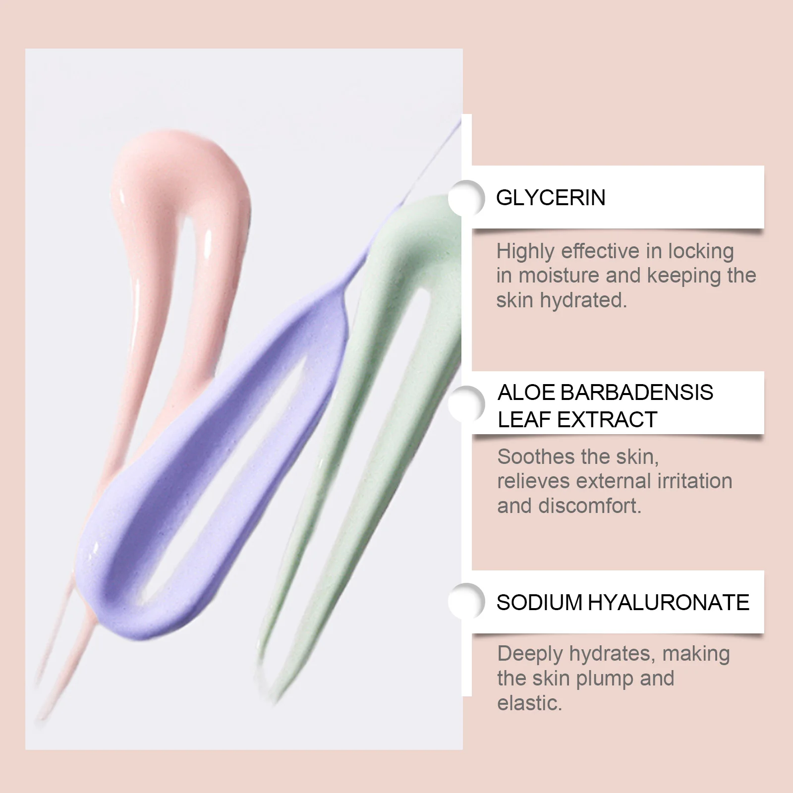 Jaysuing 40g Isolation Sunscreen Tri-Color Cream Waterproof Sweatproof Makeup Foundation Natural Makeup Base Cream Long Lasting
