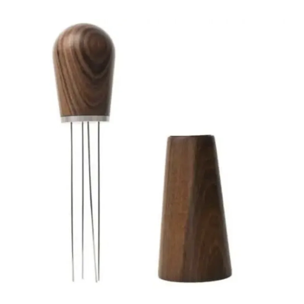 

Baolide Espresso Coffee Stirrer, Coffee Stirring Tool for Espresso Distribution, Natural Wood Handle & Stand Professional Barist