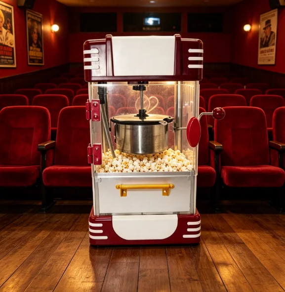 Popcorn machine Commercial automatic electric heating spherical popcorn machine Corn popper Expanding machine