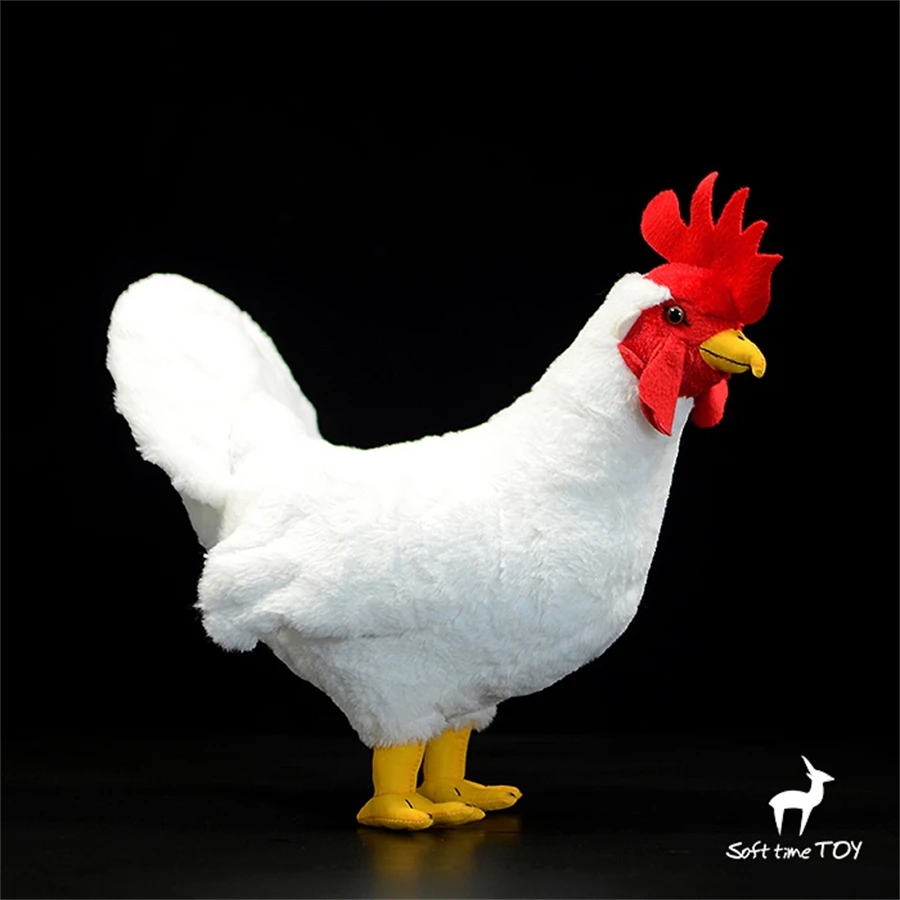 

Rooster High Fidelity Anime Cute Plushie Cock Plush Toys Lifelike Animals Simulation Stuffed Doll Kawai Toy Gifts For Kids