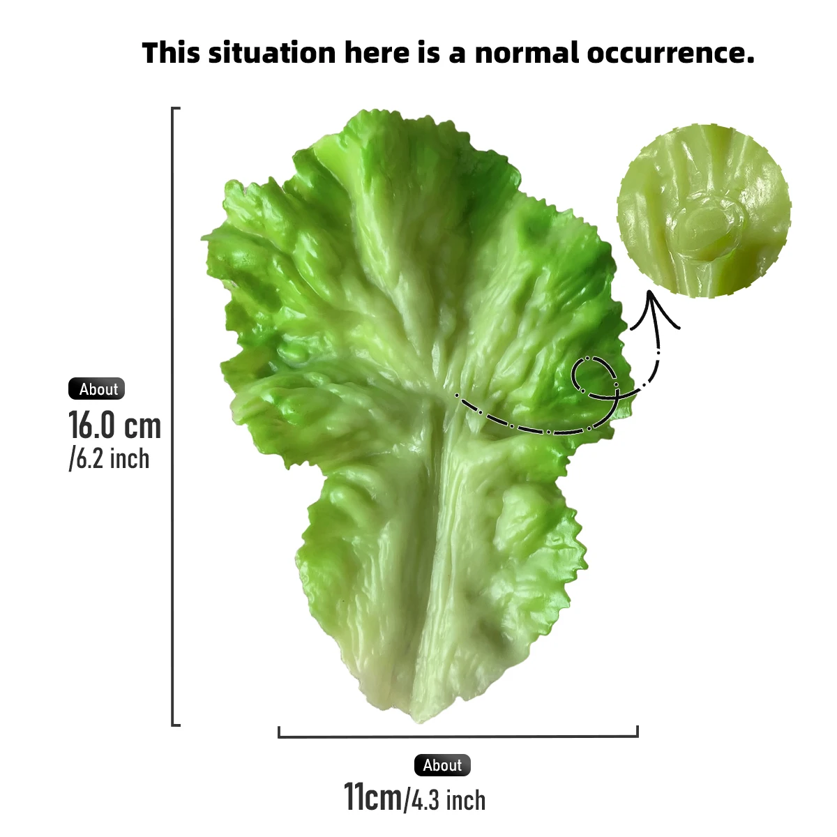 Faux Lettuce Leaves, Ultra-Realistic Artificial Vegetable Fake Lettuce for Buffet Display Salad Decoration, Restaurant Ornament - view 5