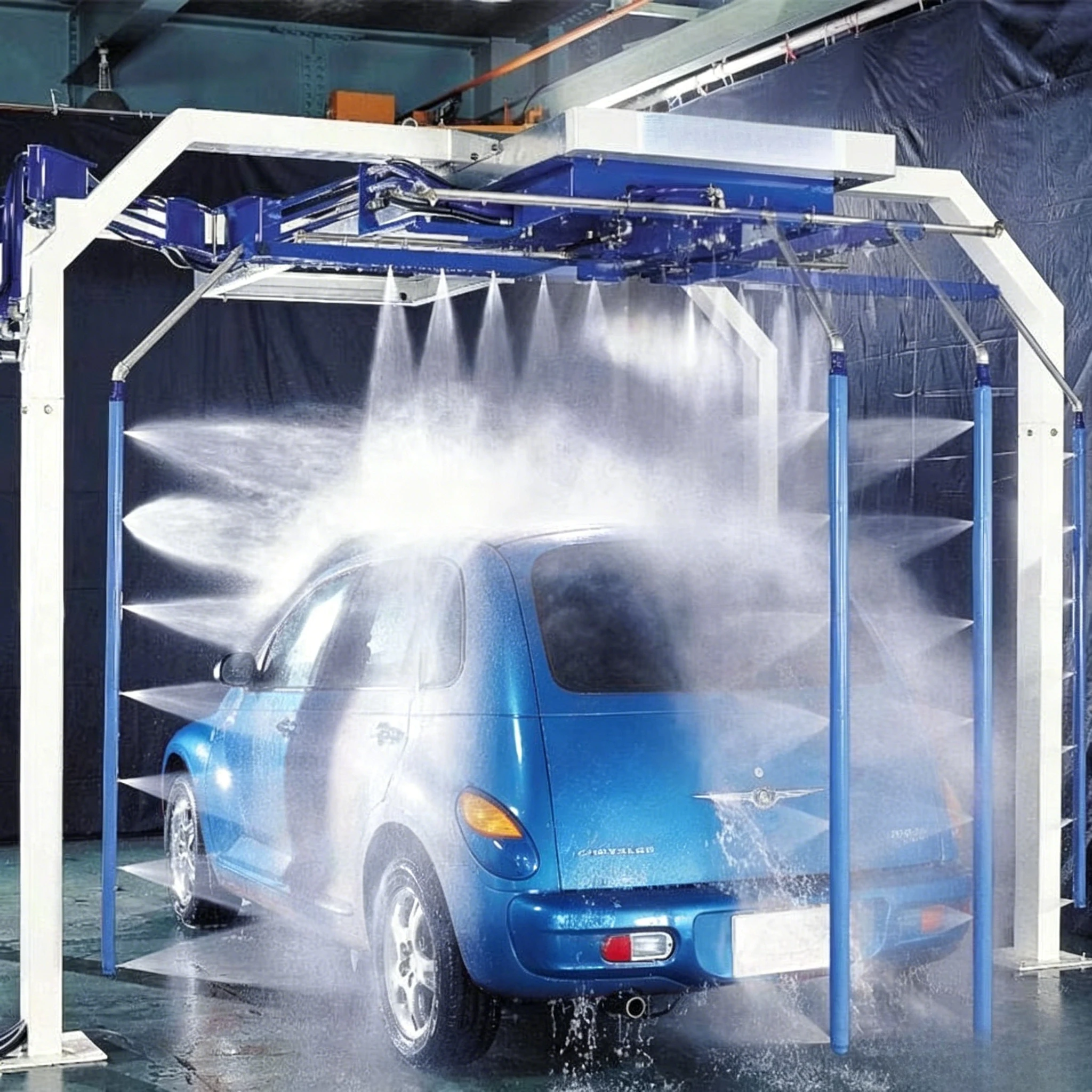Automatic Car Wash for Detailing Shop Touchless Drive Through System High Pressure Commercial Equipment Customized