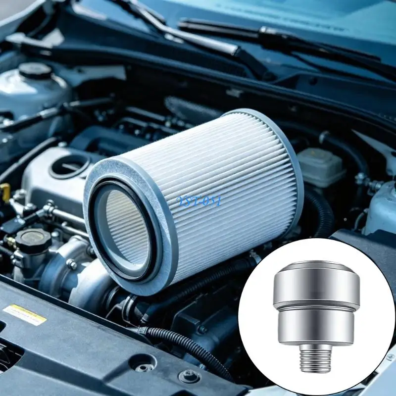 E15A Efficient Noise Reducing Aluminum Silencers For Air Compressors Metal Filter