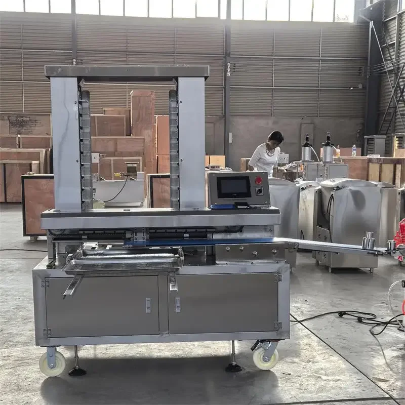 High Productivity Automatic Food Arranging Machine Factory Direct Supply Bun & Pastry Plate Putting Tray Alignment Machine