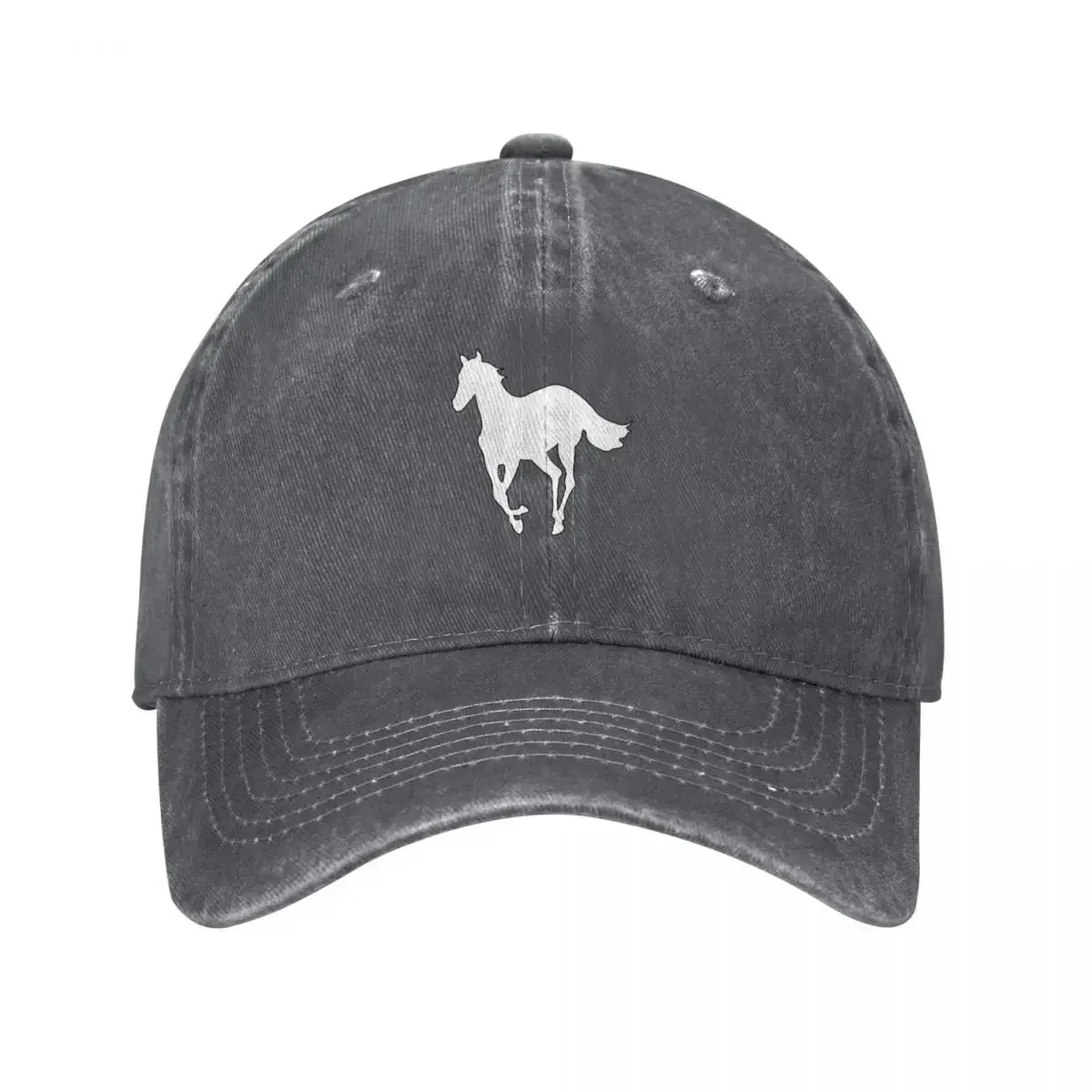 Ohms White Pony Around The Fur Diamond Eyes Adrenaline Baseball Cap custom caps New In Hat Male hat Anime Boy Child Women's