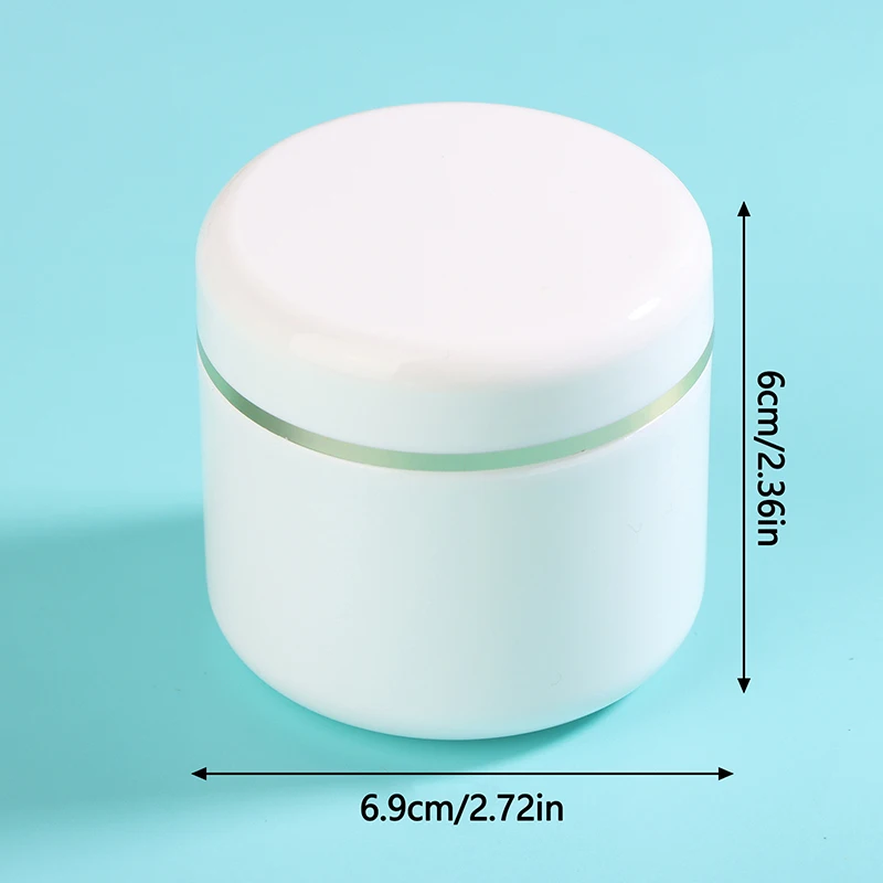 50-250g Cosmetic Containers Cream Lotion Box Makeup Pot Jar With Lids Round Ointments Bottle Refillable Empty Travel Storage