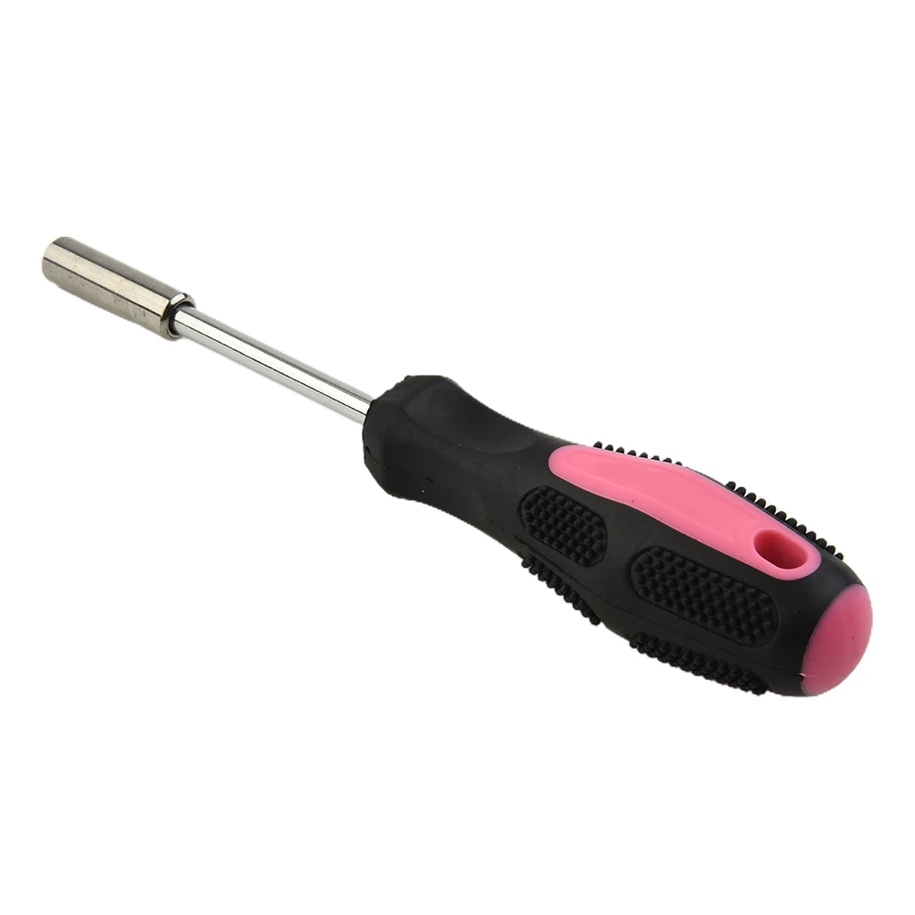 1pc Bit Griff Rot Magnetische Bit Halter Schraubendreher Spinner Griff 1/4 Zoll (6,35mm) hex Stick Für Schlitz Hex Torx Phillips Bit – Detail 6