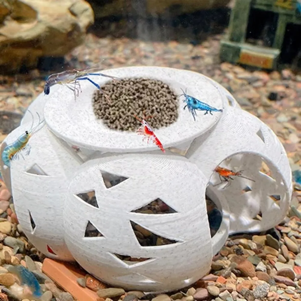 

Irregular Porous Shrimp Small Cave Decorative Plastic Fish Shelter Cave White Fish Tank House Landscaping Supplies