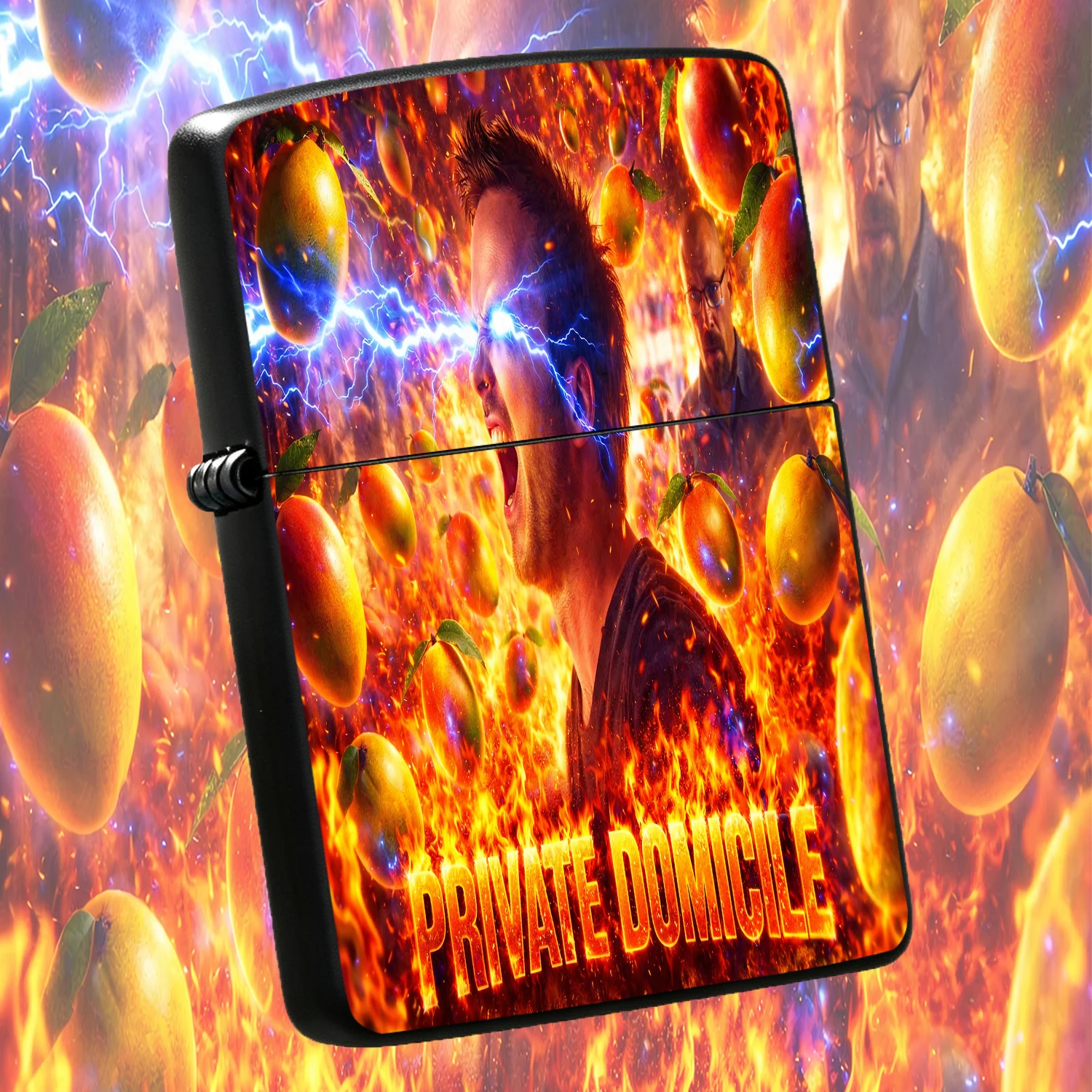 Cool Private Domicile Themed Lighter, Eye Lightning Burst Flame Design, Portable All-Scenario Usable Igniter, Ideal For Party Outdoor Gathering Daily Use, Exquisite Fun Unique Gift For Friends Family Interesting And Humorous Lighters