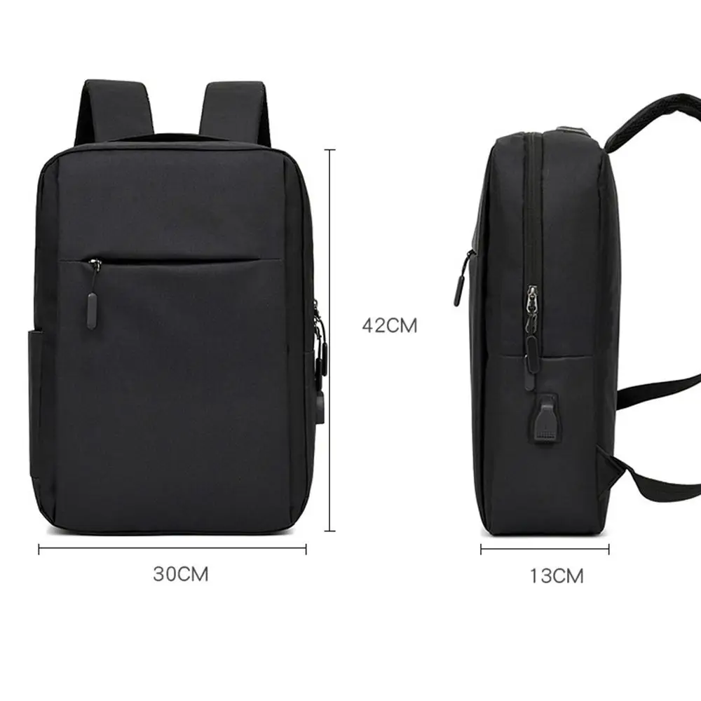 Mochila para ordenador portátil de gran capacidad con puerto de carga USB, bolsas de negocios con múltiples bolsillos, mochila informal duradera para viaje para hombre