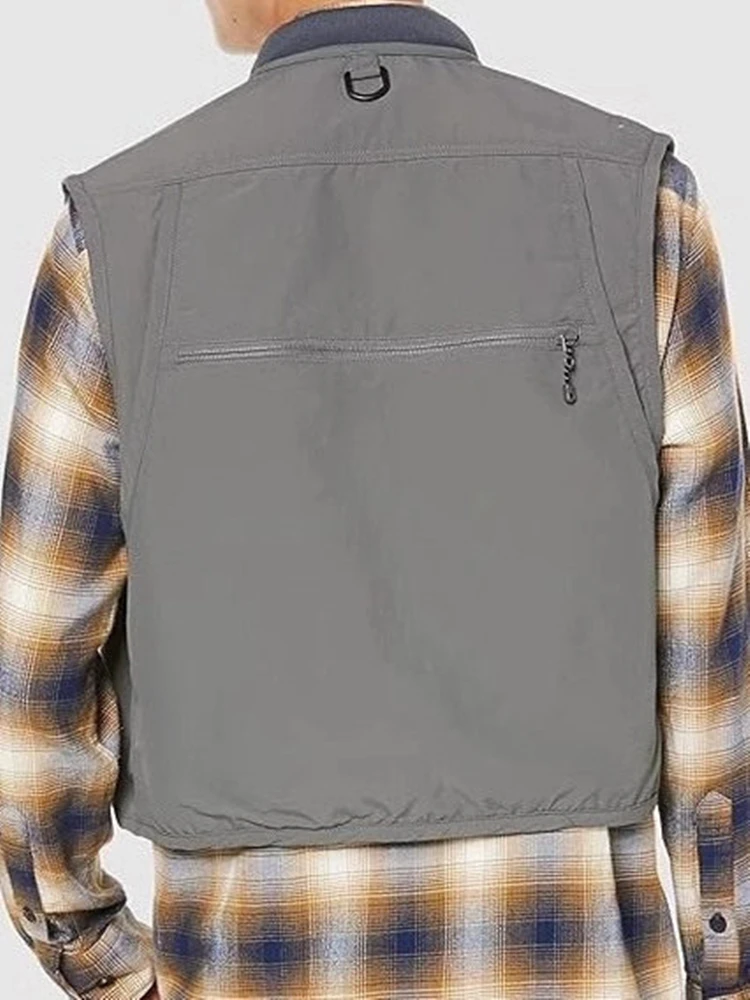 Trendy Outdoor Breathable Stream Fishing Vest Pocket Vest Casual Photography Hiking Handsome Fly Fishing Roadside Outdoor Fishin view 2