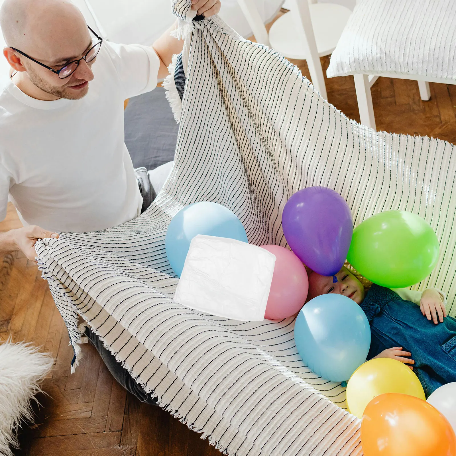 

2pcs Transport Bag Waterproof PE Material Large Capacity Foldable Balloon Storage Organizer for Easy Carrying Balloon