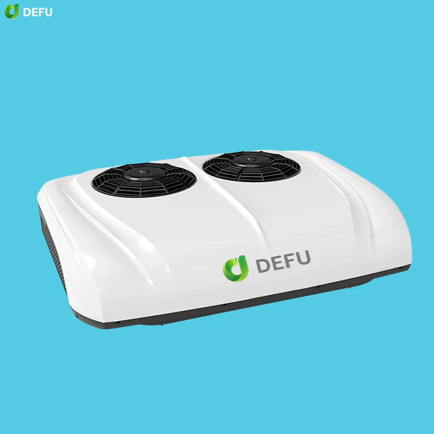 مكيف هواء للسيارات على السطح 24 فولت مكيف هواء للشاحنة 12 فولت مكيف هواء للسيارة لقوافل شاحنة فان #1