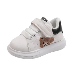 Kids Shoes Autumn Boys and Girls Panda Sneakers 21-30 Size Toddlers Fashion Sports Board Flats Children's Shoe Non-slip Sneakers