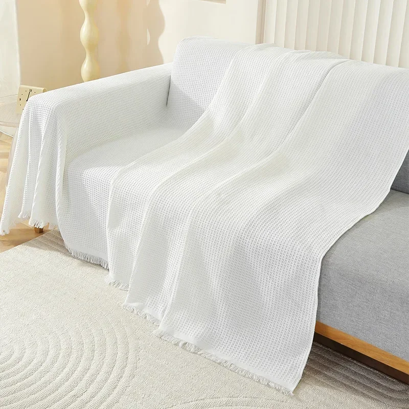 Nordic Cotton Linen Sofa Covers Four Seasons General Sofá Towel Cover All-purpose All-wrapped SofaCover Sofa Blanket Funda Sofá