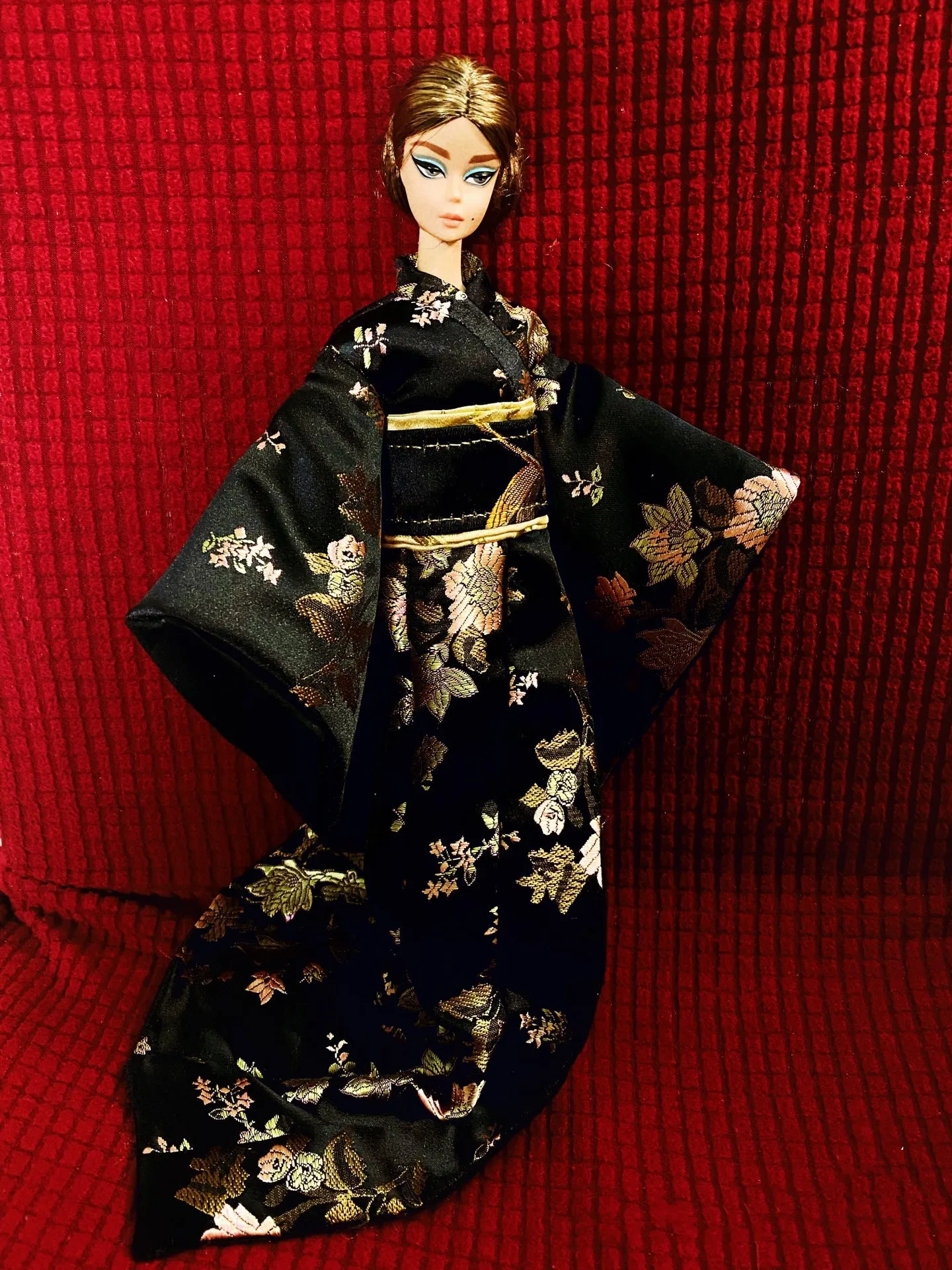 

Handmade Doll Clothes Japanese Kimono Dress, Custom Doll Skirt 1/6 Bjd Doll Accessories