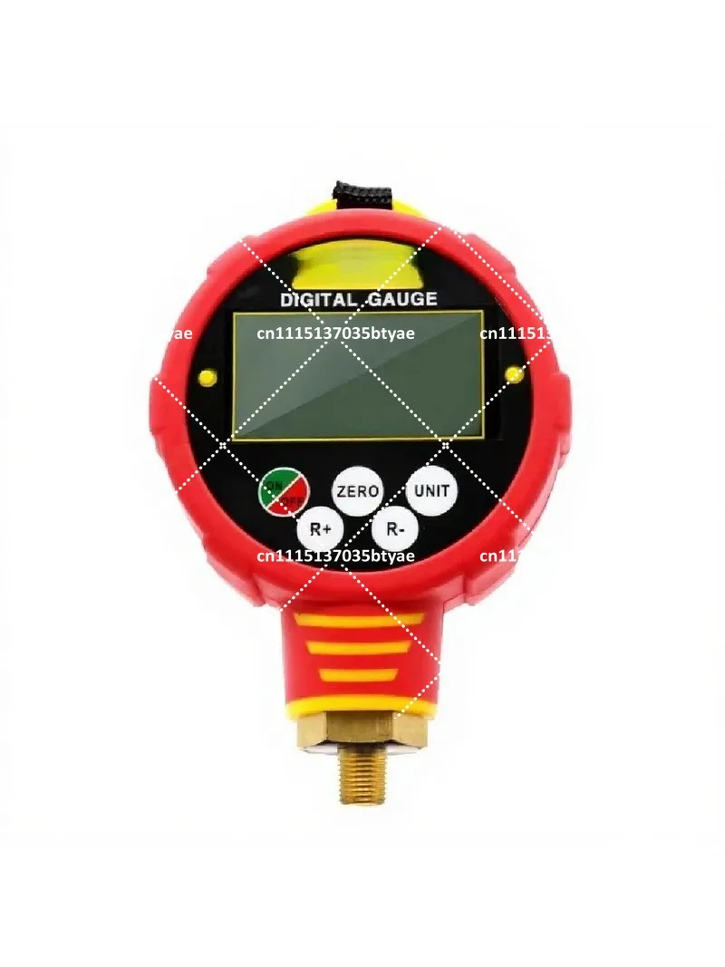 Digital Display Refrigerant Charging Meter, LCD Air Conditioning Pressure Gauge with Fluorination Form