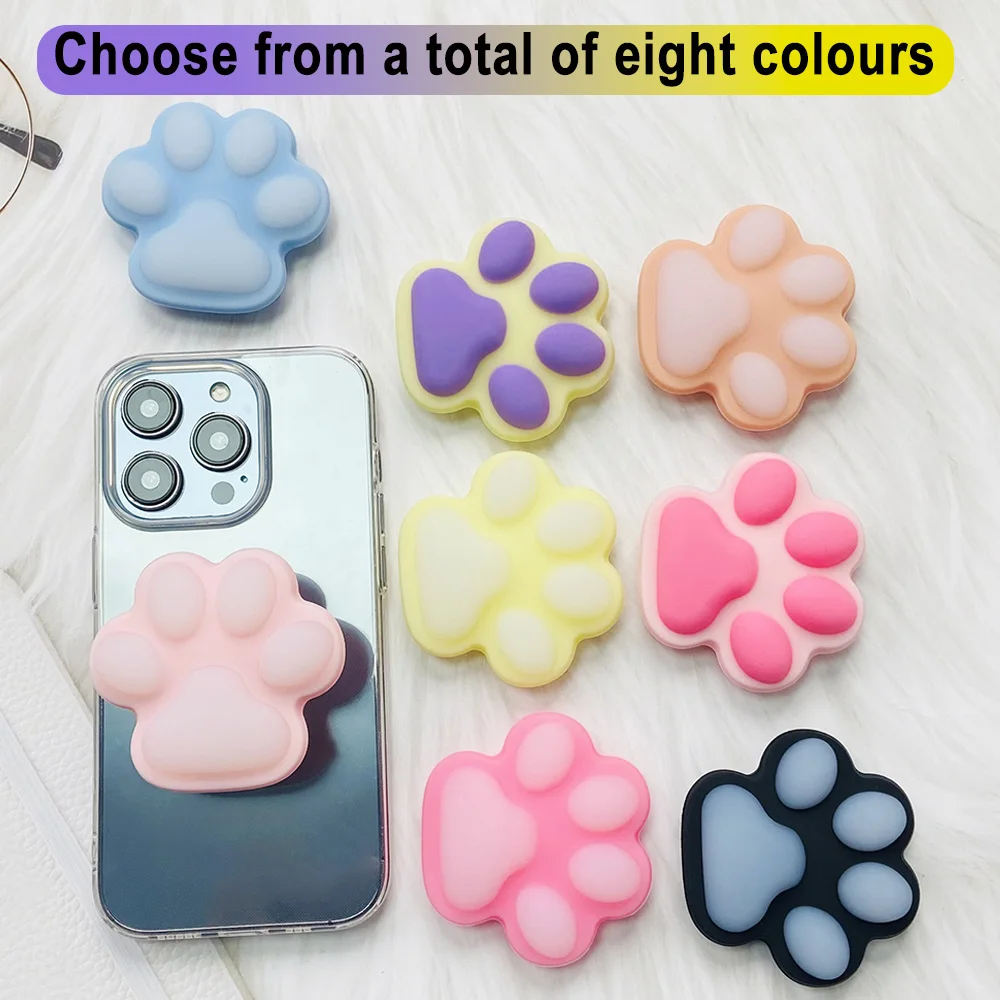 Grippopso Silicone Sockets Griptok Phone Holder Cat\'s Claw Finger Ring Holder Grip Stand Cellphone Accessories bracket