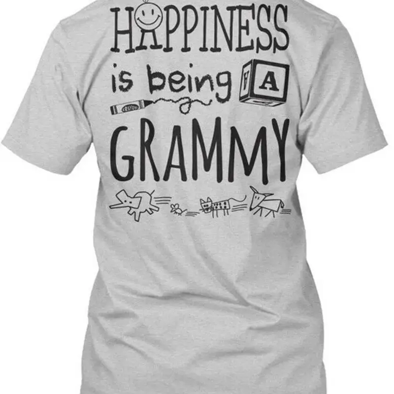 Happiness Is Being A Grammy Happy Size Premium T shirt M 2XL