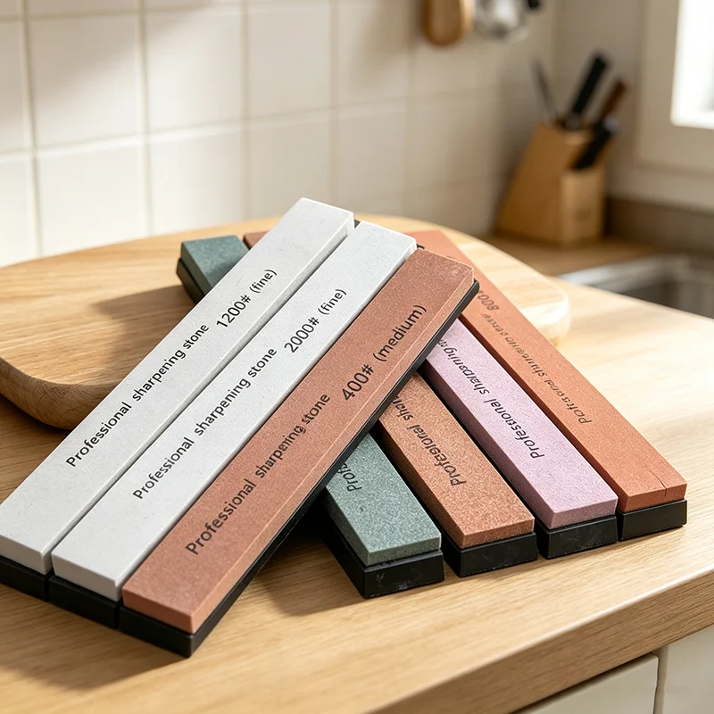 Professional Water Whetstone 240-3000 Grit Sharpening Stone Kitchen Knife Sharpener Blade Grinding Tool