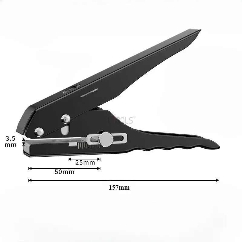 Manual Edge Banding Punching Pliers 8-15mm Metal Heavy Duty Round Hole Puncher Woodworking Adjustable Nail Hole Masking Pliers