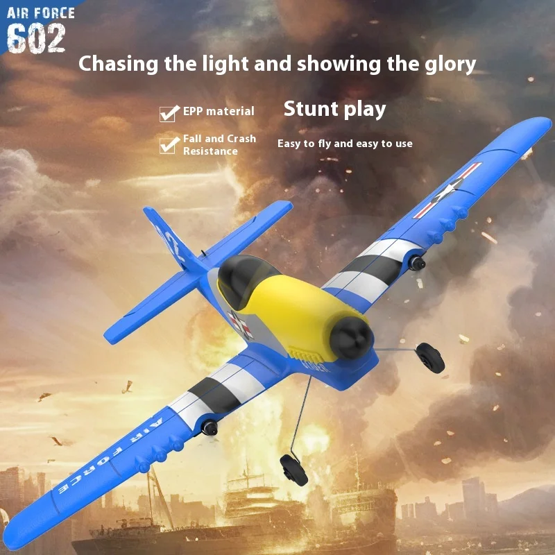 Cross-border hot products Remote control aircraft P51D Mustang fighter fixed-wing model aircraft electric toy foam aircraft