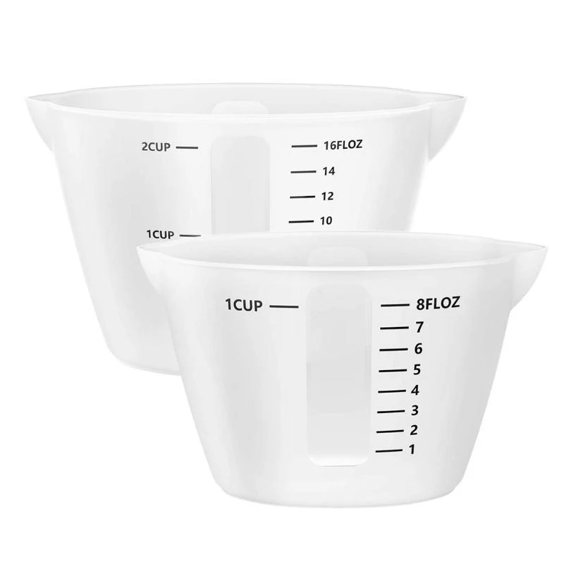 Silicone Measuring Cups for Acrylic Paint Pouring Cup Making Nonstick Reusable