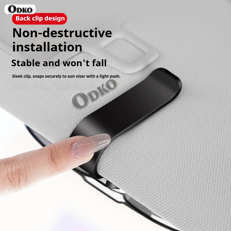 حامل نظارات مثبت على السيارة متعدد الوظائف مشبك تخزين لوح ظلة لـ NIO ET5 ET7 ET9 EVE EC6 ES6 ES8