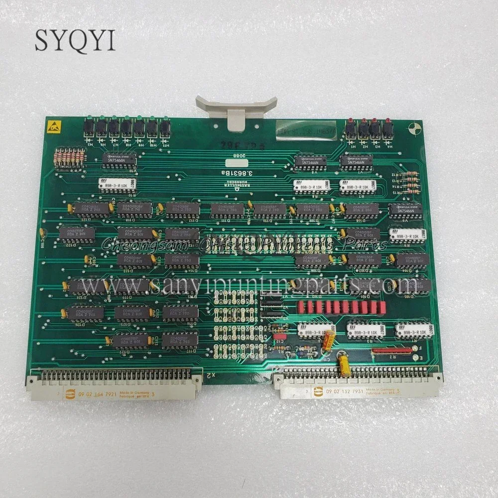 Tarjeta de impresora enchufable HDM 91.198.1463/A para motores de tinta Heidelberg, placa WAN Speedmaster, piezas de repuesto para maquinaria de impresión offset