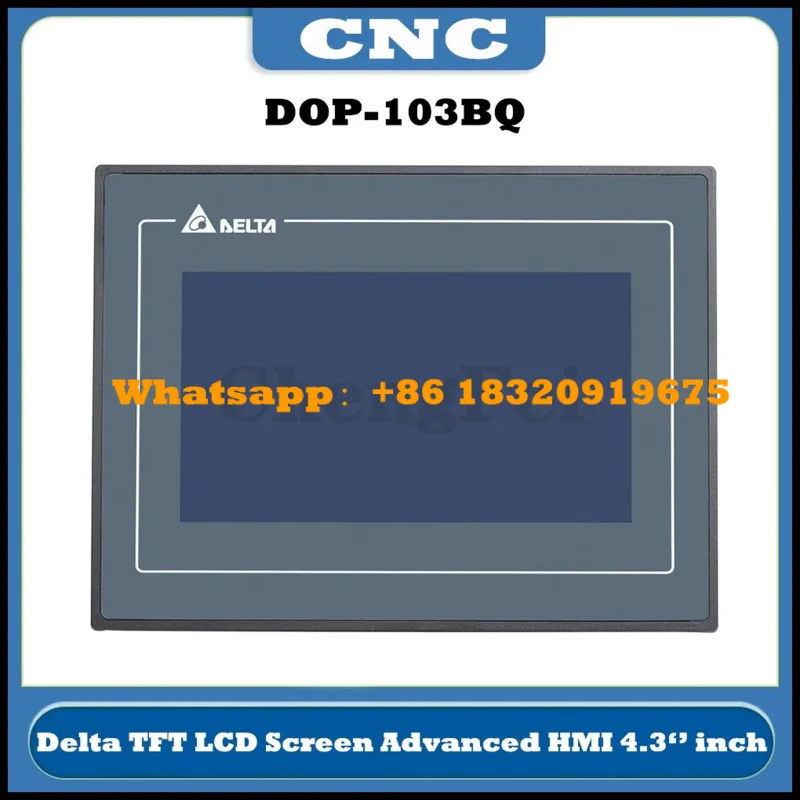 CNC Delta DOP-103BQ HMI-Touchscreen 4,3 Zoll 480*272 Human Machine Interface Display Ersetzen Sie DOP-B03S210 DOP-B03S211