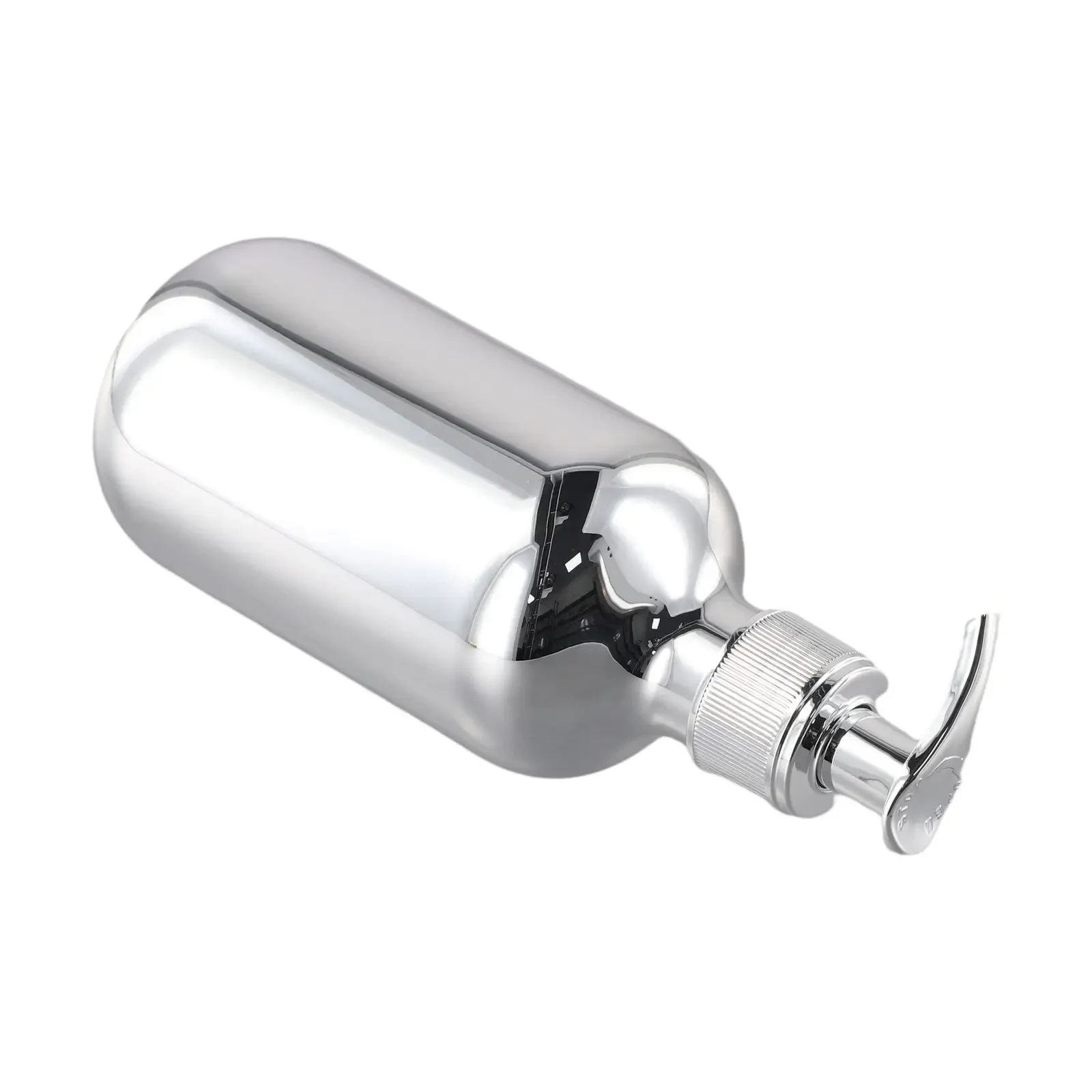 

Refillable Hand Soap Dispensers 300ml Gold Chrome Soap Bottles PET Plastic Quick Opening Great For Bathroom Kitchen Use