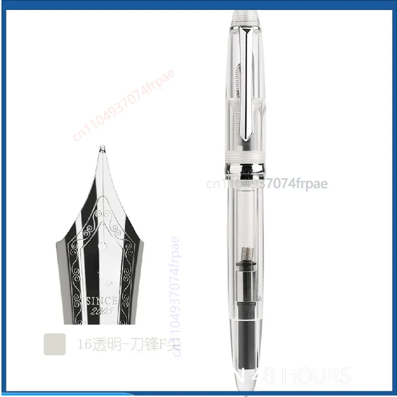 for-penbbs-308-calligraphy-fountain-pen-large-iridium-nib-resin-body-writing-practice-collectible-gift-stationery