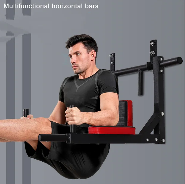 indoor horizontal bar pull-up device household wall fixed wall punch single parallel bars fitness equipment