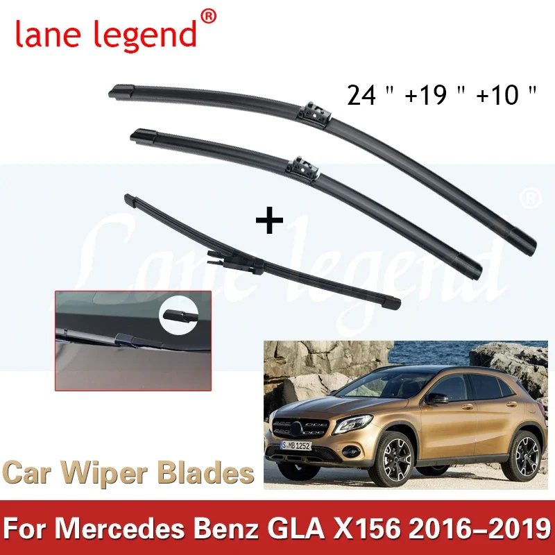 자동차 와이퍼 블레이드, 메르세데스 벤츠 GLA X156 용 윈드 스크린, 자동차 액세서리, GLA180 GLA200 GLA220 GLA250 GLA45 200 220 250 200d 220d