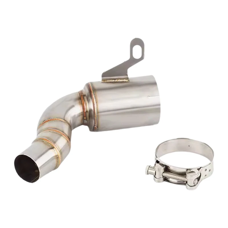 

A33K-For RC DUKE 125 250 390 ADV Advanture 2020 2021 2022 Exhaust 45Mm Middle Link Cut-Cat Catalyst Elbow Down Pipe Tube