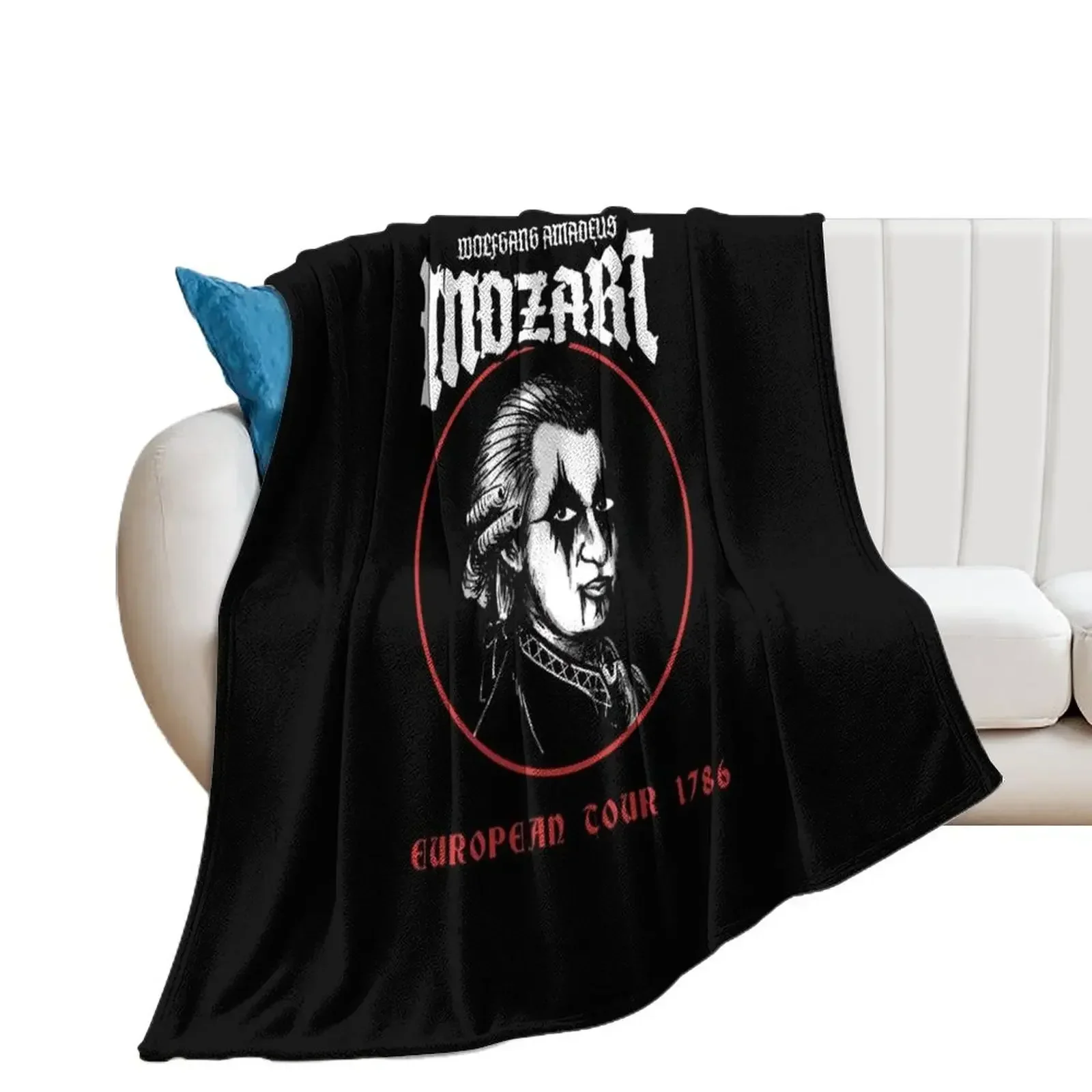 

Mozart Metal Throw Blanket Camping Picnic Blankets